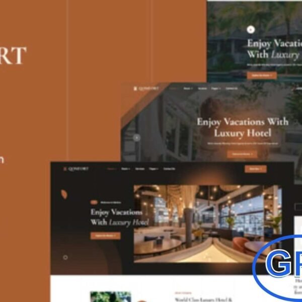Qomfort – Hotel Booking Elementor Template Kit Qomfort is a modern and stylish Elementor Template Kit designed for hotel booking, resort, and accommodation websites.