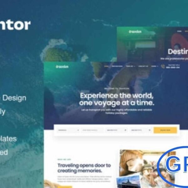 Travelen – Travel & Tour Agency Elementor Pro Template Kit Travelen is a modern and creative Elementor Pro Template Kit designed for travel and tour agencies.