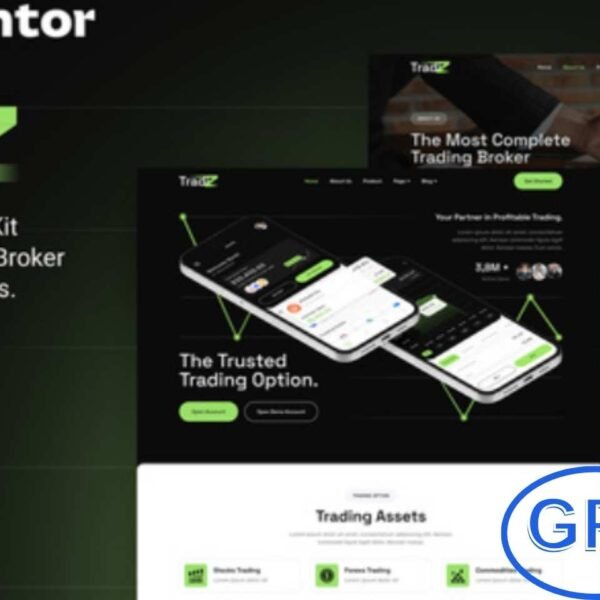 Tradiz – Trading Broker & Investment Elementor Template Kit Tradiz is a modern Elementor Template Kit designed for trading brokers, investment firms, finance companies, cryptocurrency platforms, business services, and trading-related websites.