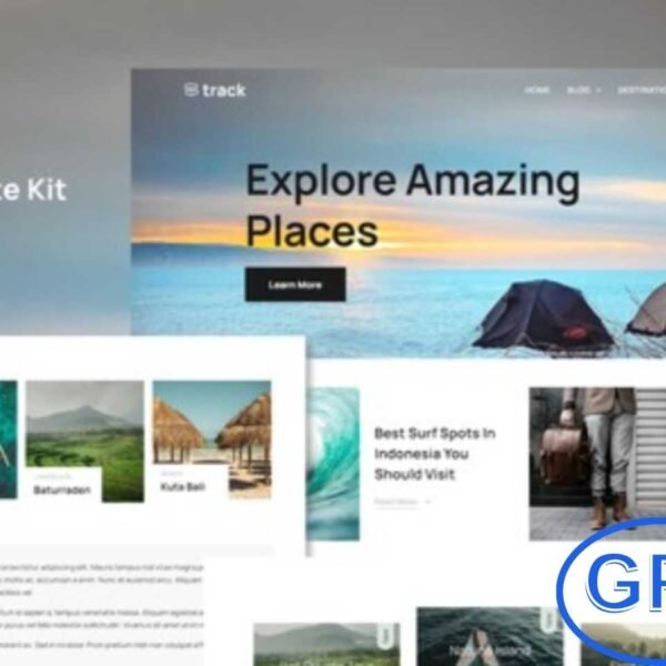 Track – Travel Guide Blog Elementor Template Kit Track is a modern Elementor Template Kit designed to create a professional travel guide blog quickly and easily using the Elementor Page Builder for WordPress.