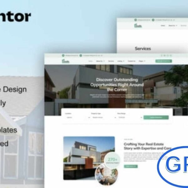 Realea – Real Estate & Property Elementor Pro Template Kit Realea is a modern Elementor Pro Template Kit designed for real estate and property websites. Perfect for real estate agents, property listings, architecture firms, interior designers, apartment agencies, and furniture businesses, Realea offers 12+ pre-built templates with stylish and contemporary layouts.