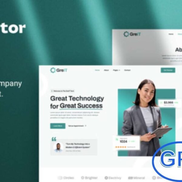 GreIT – IT Solutions & Tech Company Elementor Template Kit GreIT is a modern and professional Elementor Template Kit designed for IT companies, technology startups, digital agencies, and tech service providers. With its clean, elegant, and fully responsive design, GreIT helps you build a stunning website that highlights your IT solutions, software development, and digital innovation services with ease.