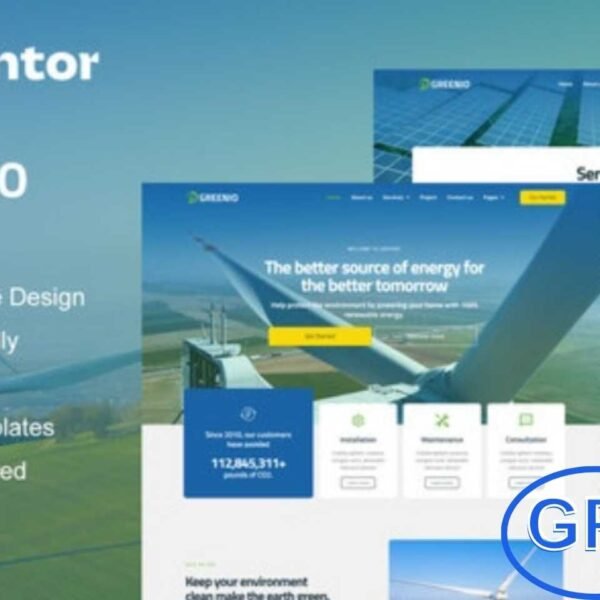 Greenio – Green Energy & Technology Company Elementor Template Kit Greenio is a modern and eco-friendly Elementor Template Kit crafted for green energy, renewable technology, and sustainable innovation companies. Designed with a clean layout, professional style, and fresh modern look, this kit is perfect for showcasing services related to solar energy, wind power, bio-thermal solutions, electric vehicles, and clean energy technologies.
