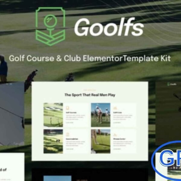 Goolfs – Golf Course & Club Elementor Template Kit Goolfs is a modern and elegant Elementor Template Kit designed specifically for golf clubs, golf courses, golf academies, and sports club websites. Featuring a clean, stylish, and professional layout, it provides everything you need to create a premium online presence for your golf business.