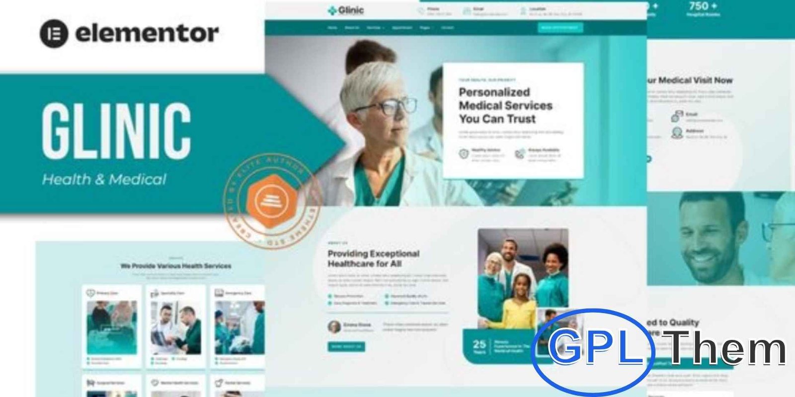 Glinic – Health & Medical Elementor Template Kit Glinic – Health & Medical Elementor Template Kit Glinic is a professional Elementor Template Kit crafted for health and medical websites, including hospitals, clinics, doctors, dentists, pharmacies, and healthcare providers. This template kit features a clean, modern, and user-friendly design, perfect for showcasing your medical services with professionalism and trust.