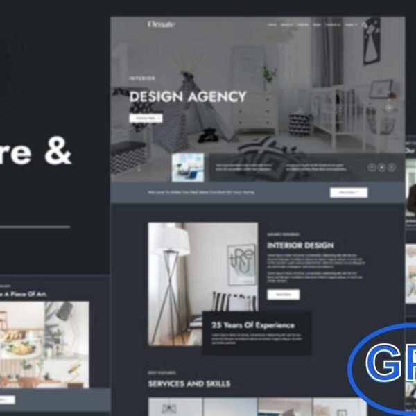 Ornate – Architecture & Interior Design Elementor Template Kit Ornate is a premium Elementor Template Kit designed for architecture firms, interior designers, and creative studios. F
