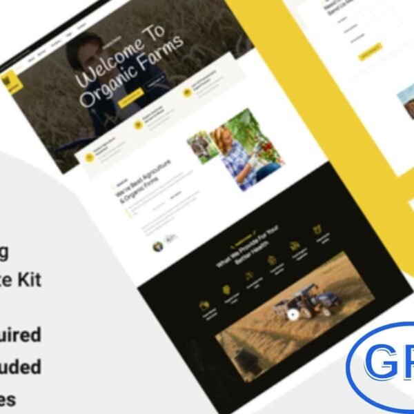 Orgarium – Agriculture & Organic Farming Elementor Template Kit Orgarium is a modern and fully responsive Elementor Template Kit crafted for agriculture, organic farming, and eco-friendly businesses.