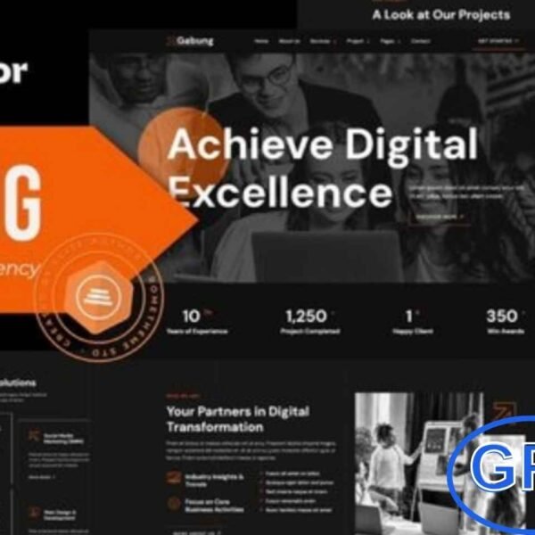 Gabung – Digital Marketing Agency Elementor Template Kit Gabung is a modern and creative Elementor Template Kit built specifically for digital marketing agencies, SEO services, web development firms, design studios, and social media marketers. Featuring a clean, responsive, and professional layout, this kit helps you create an impressive online presence that highlights your services and expertise.