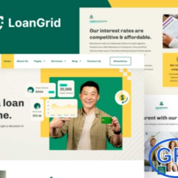LoanGrid – Loans & Financing Elementor Pro Template Kit LoanGrid is a modern and professional Elementor Pro Template Kit crafted for loan agencies, financial advisors, credit services, and refinancing businesses.