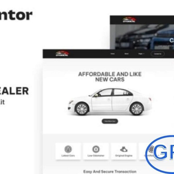 Otodeal – Used Car Dealer Elementor Template Kit Otodeal is a modern Elementor Template Kit designed for used car dealerships, auto sales, and vehicle marketplaces.