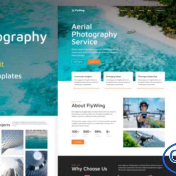 FlyWing – Drone Aerial Video & Photography Elementor Template Kit FlyWing is a premium Elementor Template Kit crafted for drone operators, aerial videographers, and professional photography businesses. Ideal for showcasing drone videography, aerial mapping, real estate aerial shoots, and drone rental services, this kit helps you build a high-quality website effortlessly.