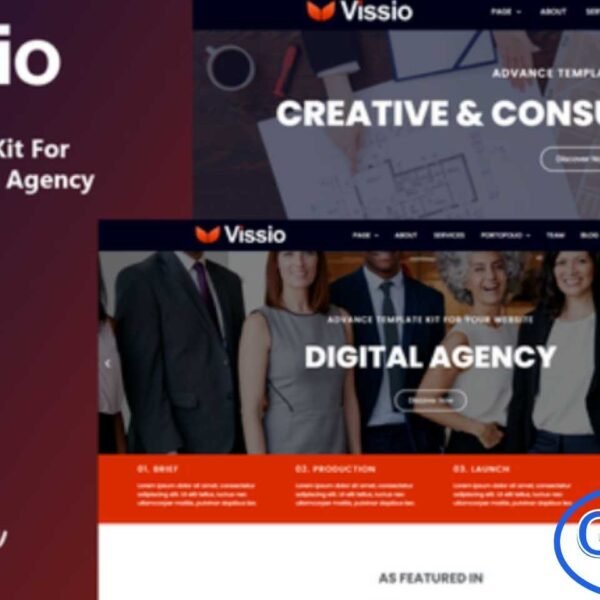 Vissio – Business Elementor Template Kit Vissio is a professional and versatile Elementor Template Kit designed to help you build a modern business website quickly and efficiently. With 12 beautifully crafted page and section templates, Vissio is perfect for startups, corporate firms, agencies, and service-based businesses.