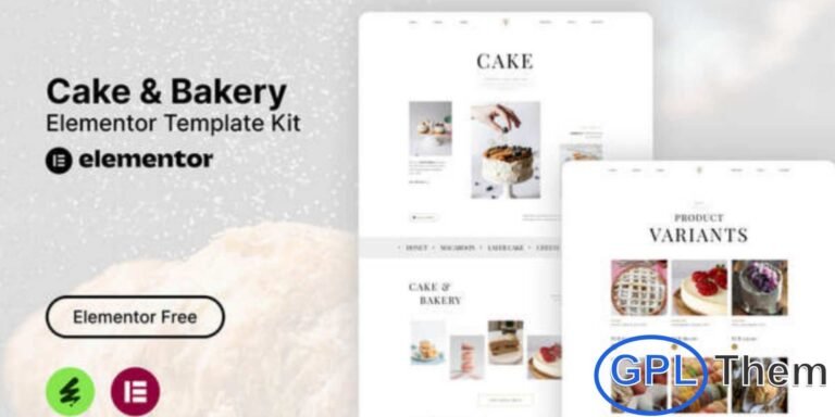 Tiffa – Cake & Bakery Elementor Template Kit Tiffa is a delightful and elegant Elementor Template Kit designed especially for cake shops, bakeries, cafes, and dessert boutiques. With a clean, modern, and fully responsive layout, this template helps you create a professional online presence that showcases your delicious creations beautifully.