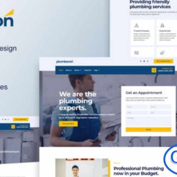 Plumberon – Plumbing Service Elementor Template Kit Plumberon is a modern and professional Elementor Template Kit designed specifically for plumbing service and home repair businesses. Featuring a clean, simple, and user-friendly layout, this kit helps you build a high-quality website that showcases your services with clarity and impact.