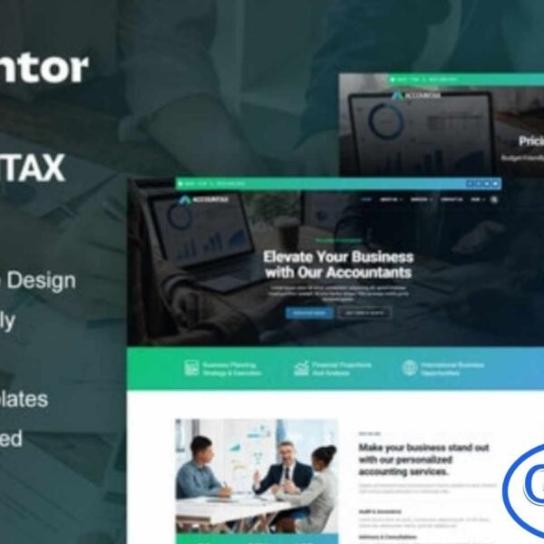 Accountax – Accounting & Tax Firm Elementor Template Kit Accountax is a modern and professional Elementor Pro Template Kit designed for accounting firms, tax consultants, financial advisors, and auditing services. Featuring a clean layout and contemporary design, it helps you create a polished, trustworthy online presence for your finance-related business.