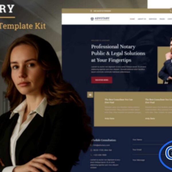 Advotary – Notary Public & Legal Services Elementor Template Kit Advotary is a premium Elementor Template Kit crafted for notary public, law firms, legal advisors, and attorneys seeking to establish a strong and professional online presence. With its clean, modern, and elegant design, Advotary provides an ideal platform to showcase legal services, client testimonials, and professional expertise with ease.