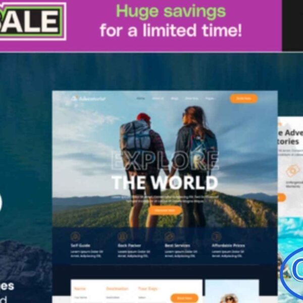 Adventurist – Travel & Tourism Agency Elementor Template Kit Adventurist is a modern and visually captivating Elementor Template Kit designed for travel agencies, tour operators, and tourism businesses looking to create a professional online presence.