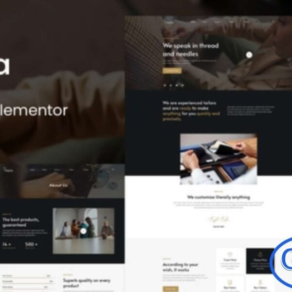 Teylor – Tailor Service Elementor Template Kit Teylor is a modern and elegant Elementor Template Kit crafted for tailor shops, bespoke fashion designers, clothing alteration services, and custom suit makers. Designed with a clean and professional layout, this kit helps you build a stylish website that reflects the craftsmanship and precision of your tailoring business.