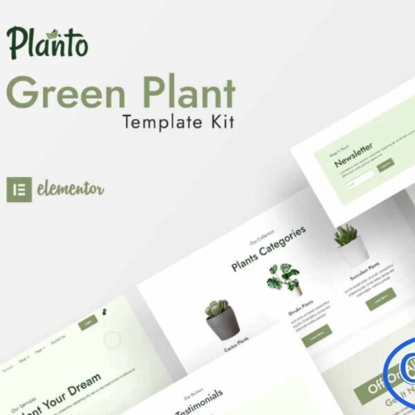 Planto – Green Elementor Template Kit Planto is a professionally designed Elementor Template Kit perfect for building clean, modern, and eco-focused business websites with ease. Crafted for use with the Elementor Page Builder plugin, this kit allows you to create stunning pages through simple drag-and-drop customization—no coding required.