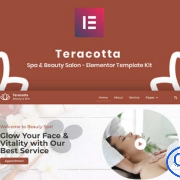 Teracotta – Spa & Beauty Salon Elementor Template Kit Teracotta is a beautifully designed Elementor Template Kit crafted for spas, beauty salons, wellness centers, massage parlors, and skincare studios. Built with the powerful Elementor Page Builder plugin for WordPress, this kit allows you to create a professional, elegant, and fully functional website with ease—no coding required.