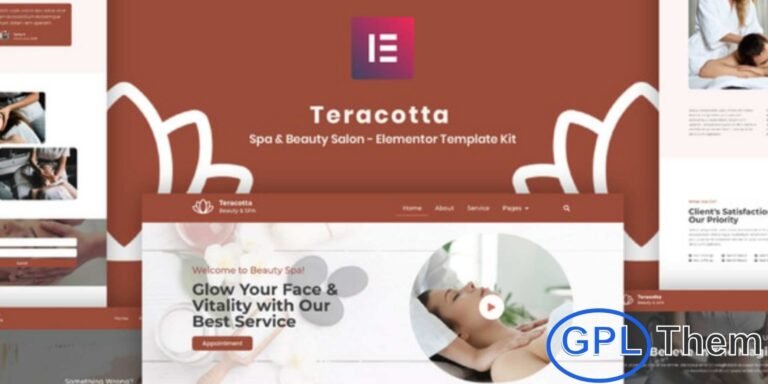 Teracotta – Spa & Beauty Salon Elementor Template Kit Teracotta is a beautifully designed Elementor Template Kit crafted for spas, beauty salons, wellness centers, massage parlors, and skincare studios. Built with the powerful Elementor Page Builder plugin for WordPress, this kit allows you to create a professional, elegant, and fully functional website with ease—no coding required.