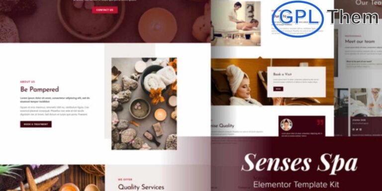 Senses – Beauty Spa Salon Elementor Template Kit Senses is a beautifully designed Beauty Spa & Wellness Elementor Template Kit crafted to help you build an elegant and professional website with ease. Perfect for spas, massage centers, wellness retreats, beauty salons, and skincare studios, this kit offers a clean, soothing, and modern layout that enhances your brand’s calming aesthetics.