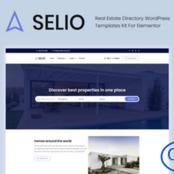 Selio – Real Estate Directory Elementor Template Kit Selio is a fully functional and professionally designed Real Estate Directory Template Kit for Elementor, crafted to help you build a powerful and modern real estate website. Perfect for agencies, property listings, real estate directories, and property management businesses, this kit includes all the essential templates needed to attract both buyers and sellers.