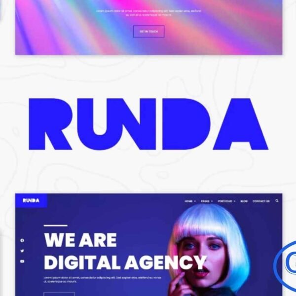 Runda – Creative Agency Elementor Template Kit Runda is a modern and stylish Elementor Template Kit crafted for creative agencies, designers, freelancers, digital studios, and professional online portfolios. With its clean, minimalist layout and fully responsive design, this kit ensures your work is showcased beautifully on every device.