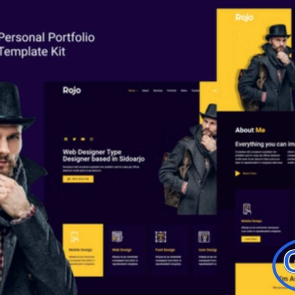 Rojo – Personal Portfolio Elementor Template Kit Rojo is a modern and stylish Elementor Template Kit crafted for professionals who want to showcase their portfolio, CV, personal profile, or business services online. With its clean and creative design, this template kit ensures a professional presentation of your work while being fully customizable and responsive across all devices.
