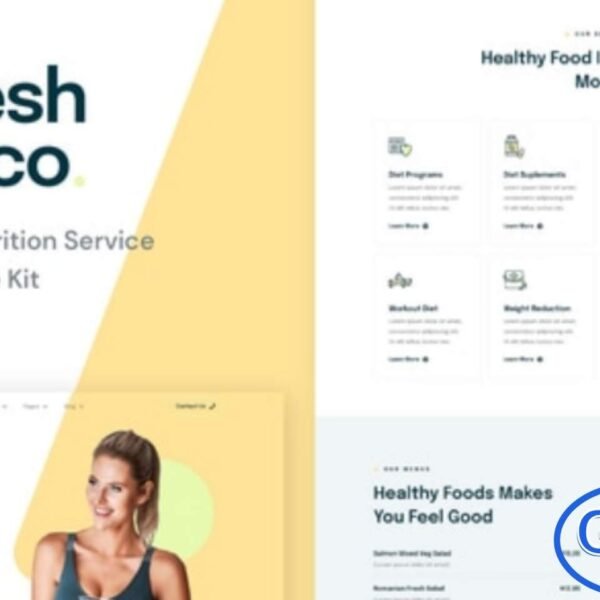 Freshco – Healthy Food & Nutrition Service Elementor Template Kit Freshco is a modern and fully responsive Elementor Template Kit designed for businesses offering healthy food, nutrition services, diet programs, organic menus, and wellness solutions. With a clean and professional design, Freshco makes it easy to create an engaging online presence that showcases your services and promotes a healthy lifestyle.