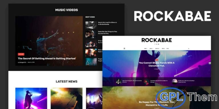 Rockabae – Music Blog & Magazine Elementor Template Kit Rockabae is a modern and responsive Elementor Template Kit tailored for music blogs, online magazines, and content creators. With a clean, well-balanced layout, it provides an ideal platform to showcase articles, reviews, and multimedia content.