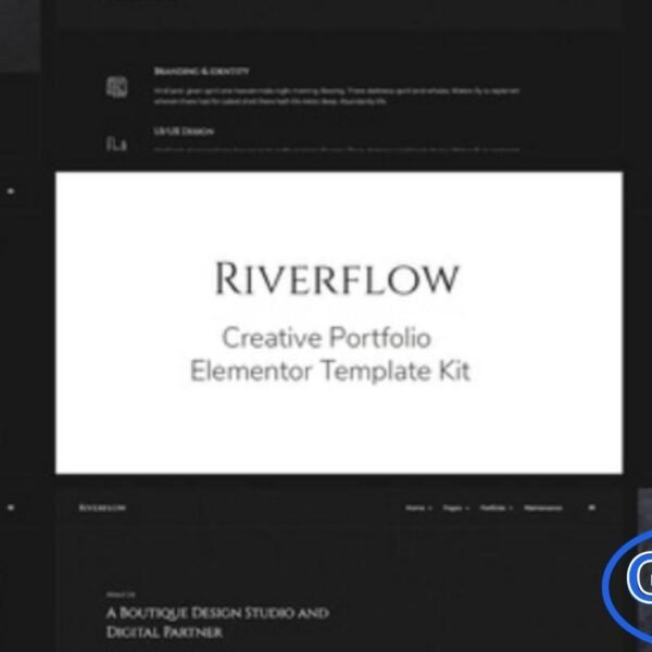 Riverflow – Creative Portfolio Elementor Template Kit Riverflow is a modern and fully responsive Elementor Template Kit designed for digital agencies, creative portfolios, startups, photography, and marketing websites. Built with the latest design trends in mind, this kit offers a professional and visually appealing layout to showcase your work and services.