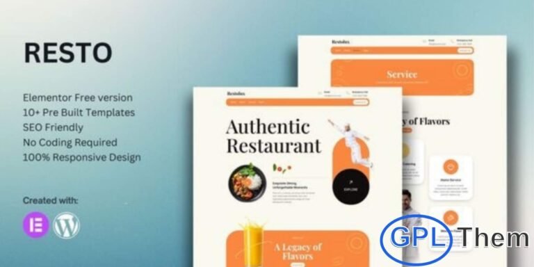 Ristoly – Restaurant Elementor Template Kit Ristoly is a modern and stylish Elementor Template Kit designed specifically for restaurants, cafes, bistros, and food-related businesses. With a clean and professional layout, this kit allows you to showcase your menu, services, and special offers effectively. Ristoly makes it easy to create a fully functional, responsive website without any coding knowledge.