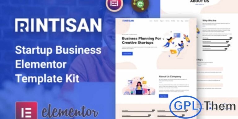 Rintisan – Startup Business Elementor Template Kit Rintisan is a modern and creative Elementor Template Kit designed specifically for startups, tech companies, and innovative businesses. Its clean and professional design helps you showcase your services, products, and business solutions effectively.