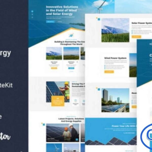 Revius Energy – Elementor Template Kit Revius Energy is a powerful and modern Elementor Template Kit designed for businesses leading the way in renewable energy solutions. Perfect for companies specializing in solar power systems, wind energy, and residential renewable installations, this kit helps you create a professional and engaging online presence with ease.