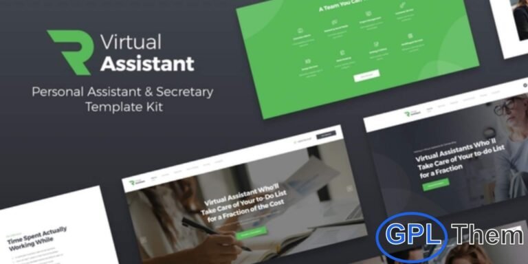 Revirta – Virtual Assistant Business Template Kit Revirta is a professionally designed Virtual Assistant Business Template Kit crafted for personal assistants, administrative support providers, managers, and advisors who want to build a polished online presence. Featuring a clean corporate design, this kit offers cohesive blocks and pre-built pages that make it easy to create a modern, high-performing website.