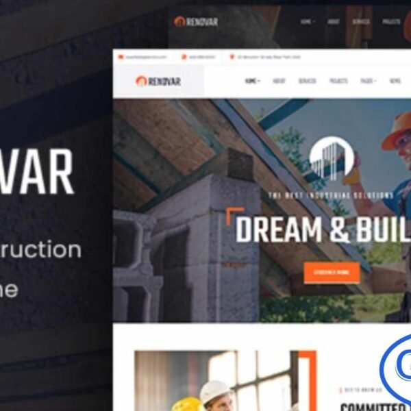 Renovar – Construction Template Kit Renovar is a modern and stylish Construction Template Kit designed for construction companies, architecture firms, renovation services, and building contractors. With its clean layouts and professional visual design, Renovar helps you create a strong online presence that highlights your projects, services, and expertise.