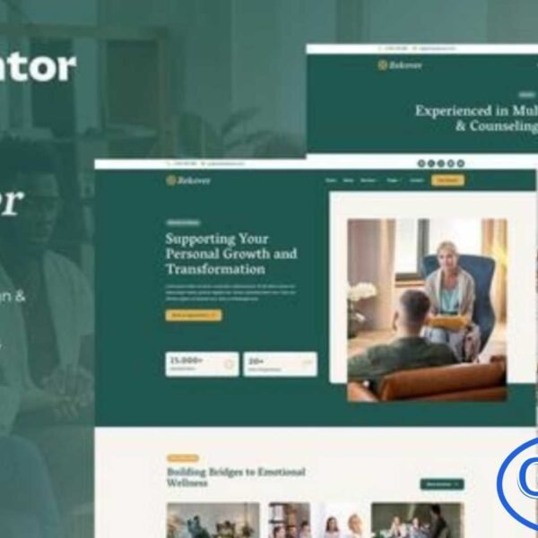 Rekover – Psychology & Counseling Elementor Template Kit Rekover is a modern and elegant Psychology & Counseling Elementor Template Kit created for therapists, psychologists, counselors, psychiatrists, and mental health clinics. Designed with a clean, calming, and professional style, this template kit helps you present your services, expertise, and therapy programs in a trustworthy and approachable way.