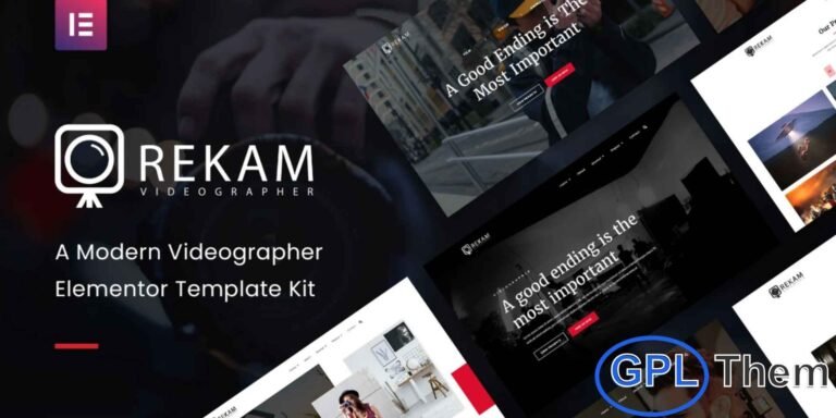 Rekam Kit – Modern Videographer Elementor Template Kit Rekam Kit is a modern and stylish Videographer Elementor Template Kit designed for filmmakers, video creators, production studios, and professional video portfolios. With its clean layouts and visually striking design, this template kit helps you showcase your projects, services, reels, and creative work in an impressive and engaging way.