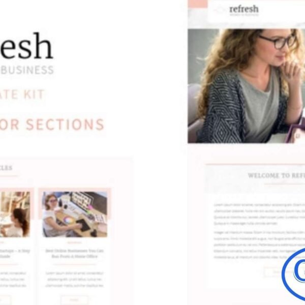 Refresh – Women in Business Elementor Template Kit Refresh is a stylish and empowering Women in Business Elementor Template Kit designed for female entrepreneurs, coaches, consultants, and modern business owners. With its elegant, clean, and professional layouts, this template kit helps you build a strong online presence that highlights your services, expertise, and brand story.