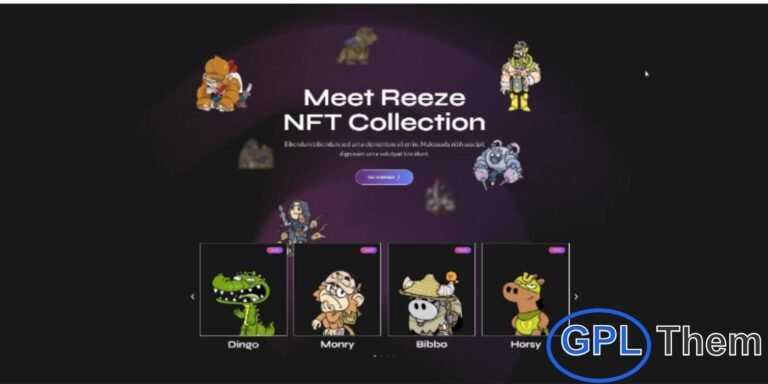 Reeze – NFT Portfolio Elementor Template Kit Reeze is a modern and visually striking NFT Portfolio Elementor Template Kit designed for digital artists, NFT creators, crypto collectors, and Web3 enthusiasts. With its clean and futuristic layout, this template kit helps you present your NFT collections in a professional and engaging way.