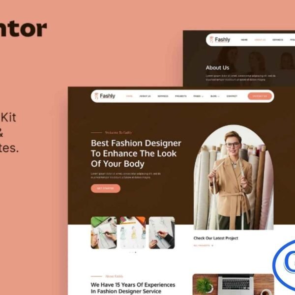 Fashly – Fashion & Clothing Designer Elementor Template Kit Fashly is a modern and stylish Fashion & Clothing Designer Elementor Template Kit designed for fashion designers, clothing brands, tailors, garment industries, and all fashion-related businesses. Featuring clean layouts and a polished visual style, Fashly helps you create a professional WordPress website that beautifully showcases your collections, designs, and brand identity.