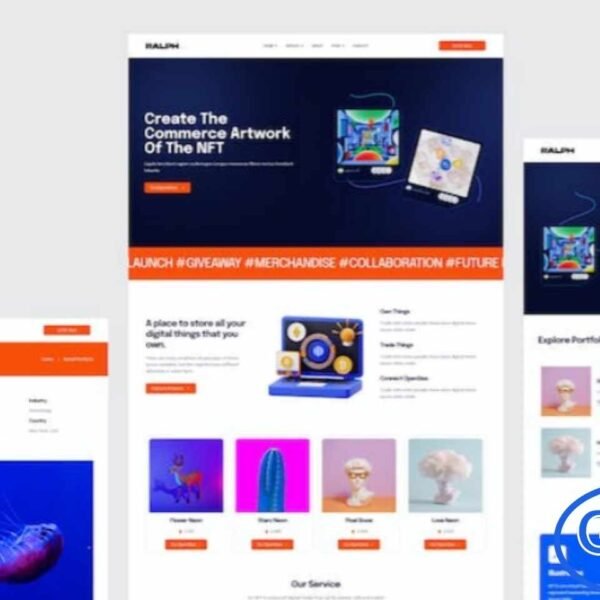 Ralph – NFT Portfolio Elementor Template Kit Ralph is a versatile and modern Elementor Template Kit crafted for NFT creators, digital artists, collectors, and creative studios looking to showcase their digital assets in a professional way. Designed to work seamlessly with the Elementor Page Builder, this kit allows you to build a visually stunning NFT portfolio website without needing any coding skills.