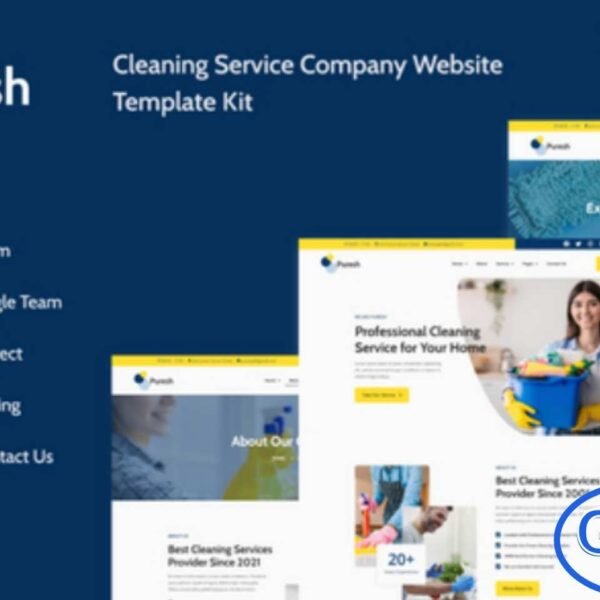 Puresh – Cleaning Services Company Elementor Template Kit Puresh is a modern and professionally crafted Elementor Template Kit designed specifically for cleaning service companies. Whether you offer house cleaning, apartment cleaning, office cleaning, industrial cleaning, or maid services, this kit provides all the layouts needed to build a clean, trustworthy, and conversion-focused website.