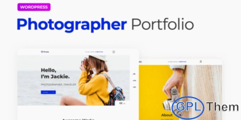 Proto – Photographer Portfolio Template Kit Proto is a stylish and minimalistic Elementor Template Kit crafted for photographers, designers, and creative professionals who want to present their work with elegance and clarity. Its ultra-modern layout and refined typography help highlight your portfolio in a visually striking way.
