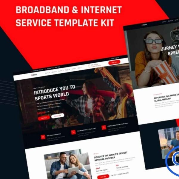 Protel – Broadband & Internet Provider Elementor Template Kit Protel is a modern and professional Elementor Template Kit designed specifically for broadband, internet service providers, and telecom businesses. Built for fast and simple website creation, it allows you to launch a fully functional service website without writing a single line of code.