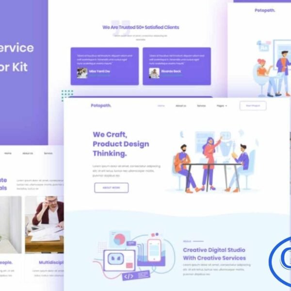 Potopath – Digital Agency Elementor Template Kit Potopath is a modern and versatile Digital Agency Elementor Template Kit crafted for UI/UX studios, creative agencies, portfolio websites, and corporate business sites. With its clean layout and professional structure, this kit helps you build a high-performing website without writing a single line of code.