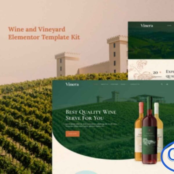 Vinera – Wine & Vineyard Elementor Template Kit Vinera is a stylish and fully responsive Elementor Template Kit crafted for wineries, vineyards, wine bars, and wine-related businesses. With a refined and elegant design, Vinera allows you to beautifully showcase your products, promote events, and highlight your brand’s story.