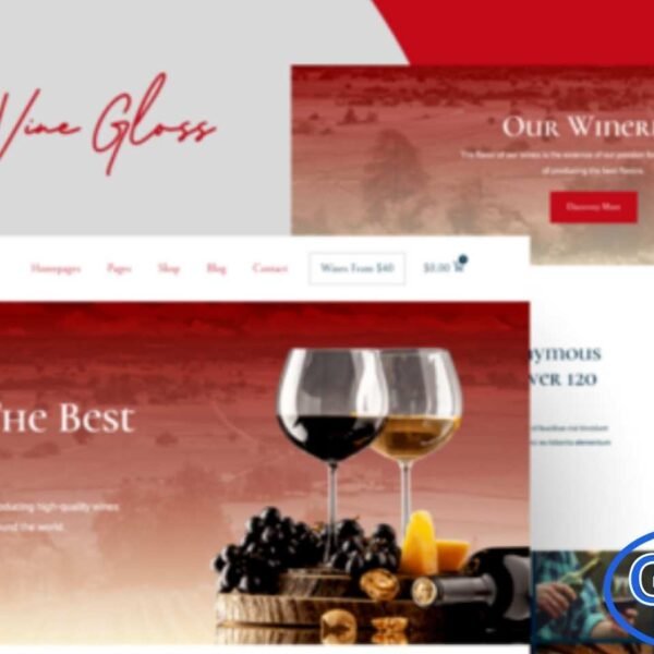 Vine Gloss – Wine Shop & Vineyard Elementor Template Kit Vine Gloss is a beautifully designed Elementor Template Kit perfect for wineries, vineyards, and online wine shops. With its elegant and modern layout, this kit helps you create a captivating website to showcase your wine collections, share your story, and promote your products effortlessly.