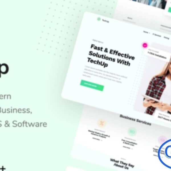 TechUp – Technology IT Solutions & Services Elementor Template Kit TechUp is a modern and professional Elementor Template Kit designed specifically for IT solutions, technology services, digital agencies, and software startups. It’s perfect for showcasing your tech products, SaaS solutions, or consulting services in a clean and creative way.